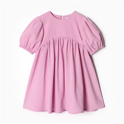 Платье детское KAFTAN, размер 28 (86-92 см), розовое