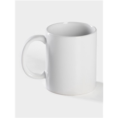 Кружка - хамелеон Доляна «Уровень топлива», 350 мл, керамика, белая