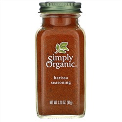 Simply Organic, Приправа харисса, 91 г