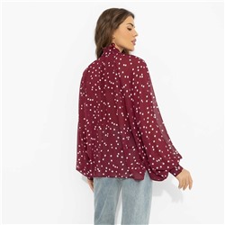 Блуза для счастья в любви, Привлекаю удачу (бордо)