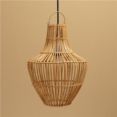 Светильник потолочный из ротанга «Рико», 1×120 Вт, Е27, 30×30×40 см