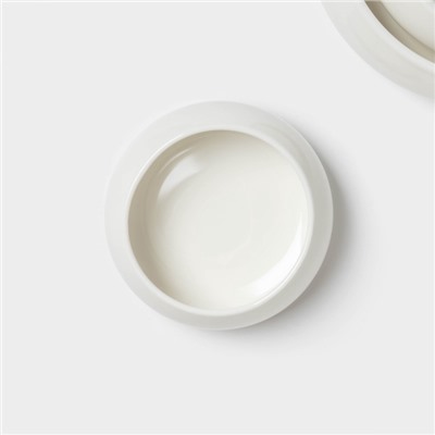 Салатники Magistro OliveQueen, 1500/800/450 мл, набор 3 шт., фарфор, белые