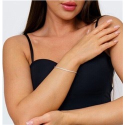 Браслет женский на руку, покрытие посеребрение, № 013033, арт. 001.349