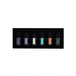 Набор эфирных масел «Лаванда, эвкалипт, лемонграсс...», 6 шт. по 10 мл, в коробке