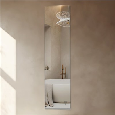 Зеркало интерьерное настенное EVOFORM, с фацетом 15 мм, 40×120 см