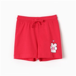 Шорты для девочки, цвет малиновый, рост 86 см