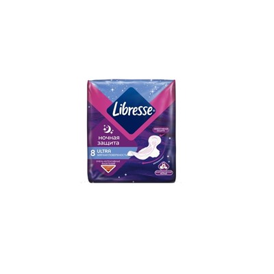Libresse Прокладки Ultra Goodnight 8шт Ночные