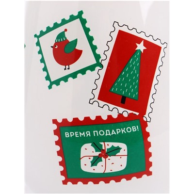 Стакан стеклянный новогодний «Все сбудется», 620 мл