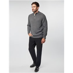 Свитер из теплой пряжи с шерстью с застежкой на крупные пуговицы