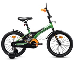Велосипед 18" Rocket Phoenix, цвет зеленый
