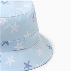 Панама детская MINAKU «Морская звезда», размер 46-48, голубая