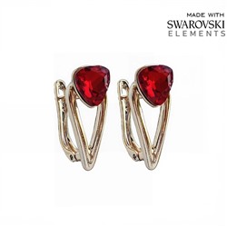 Серьги с кристаллами Swarovski