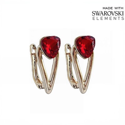 Серьги с кристаллами Swarovski