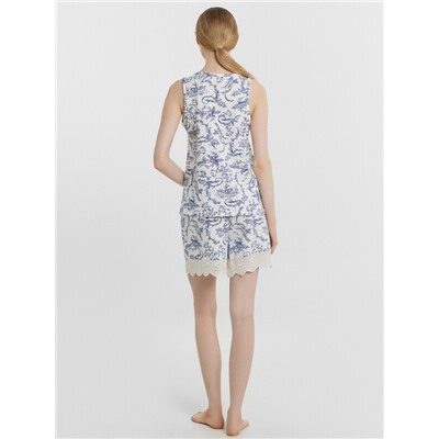 КОМПЛЕКТ ЖЕНСКИЙ (ДЖЕМПЕР, ШОРТЫ) 592398