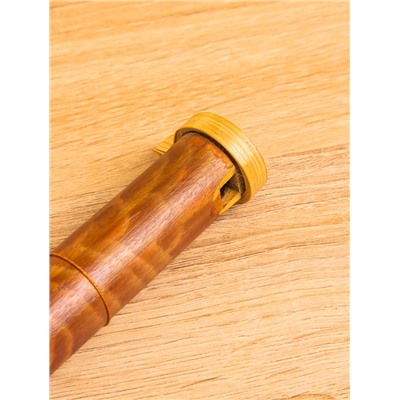 Сувенирный музыкальный инструмент «Флейта», 40×3×3 см, бамбук, коричневый