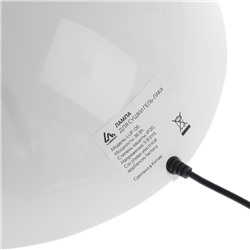 Лампа для маникюра Luazon LUF-06, UV/LED, 15 диодов, 36 Вт, таймер, USB, белая