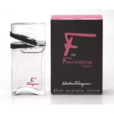 SALVATORE FERRAGAMO F FOR FASCINATING NIGHT edp (w) 5ml mini