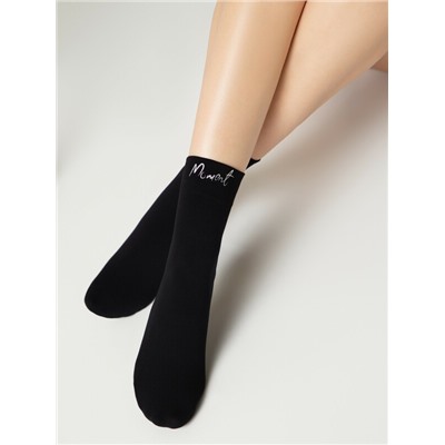 Полиамидные CONTE FANTASY Матовые носки с сияющей термоаппликацией Moment