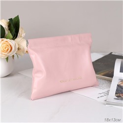 Косметичка 18х13 см розовая / XN-002PN /уп 400/на магните