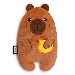 Игрушка с вишневыми косточками (Капибара с уточкой)
