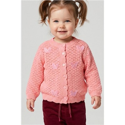 Кардиган детский трикотажный для девочек PLAYTODAY, 1239660