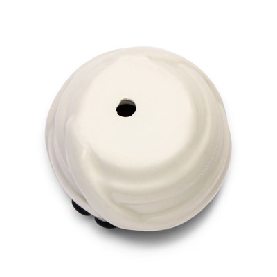 Декоративный горшок для цветов «Мумия», 50 мл, 6.5×6.5×5 см, керамический, белый, Greengo