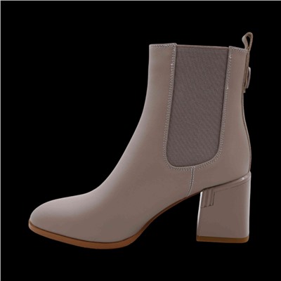 Ботинки из натуральной кожи Р-009-2 бежевые