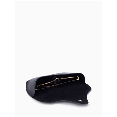 Футляр для очков на кнопке, однотонный, размер 16×3.5×6.5 см, чёрный