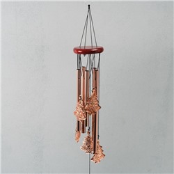 Музыка ветра «Ёлочки», металл, 5 трубок, 6 елей 67 см