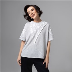 Футболка с кружевным декором, Рискованный тренд