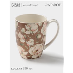Кружка WY Pink O'hara, 350 мл, фарфор, бежевая
