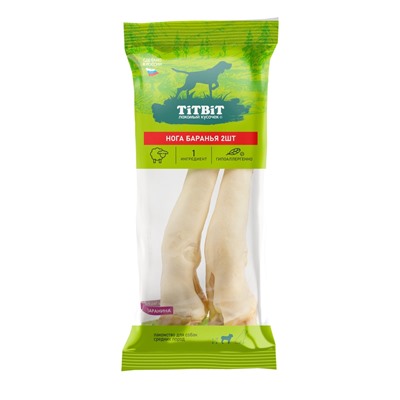 Лакомство Titbit «Нога баранья 2 шт.» для собак, 164 г