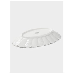 Блюдо Magistro «Ромашка», d=28 см, фарфор, белое