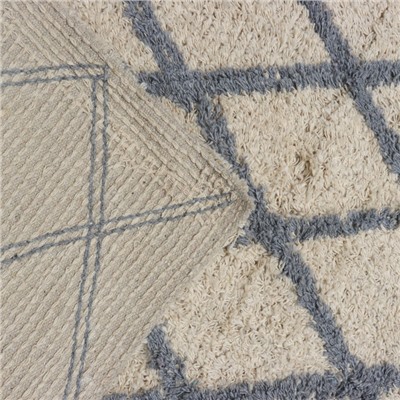Коврики для ванной и туалета Доляна AntiSlip, 2 шт., 50×80 см, 50×50 см