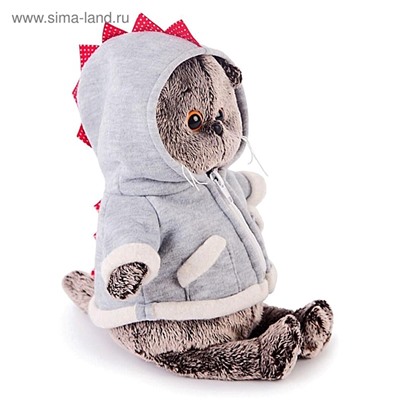 Мягкая игрушка «Кот Басик», в толстовке дракончик, 19 см, МИКС
