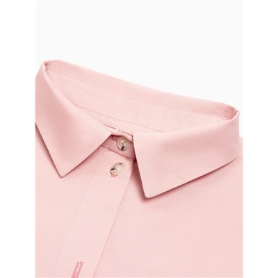 Костюм женский (рубашка, шорты) MINAKU: Oversize, тёмно-розовый, размер 46