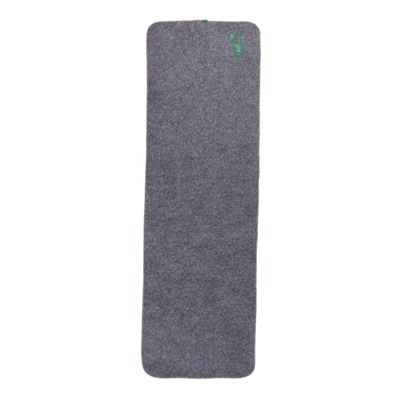 Коврик - лежак для бани и сауны «С лёгким паром», шерсть, полиэстер, серый, «Добропаровъ»