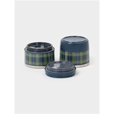 Ланч бокс TAKE IT EASY «Аланхе», 1.08 л, 2 уровня, нержавеющая сталь, синий