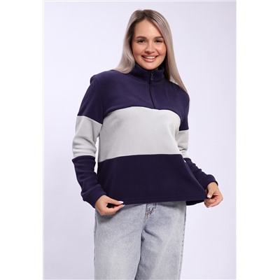 654 Толстовка флис Колор-блок