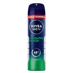 Дезодорант Спрей NIVEA MEN Антиперспирант Мандарин и Кедр 150 мл (95784)
