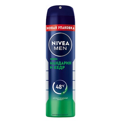 Дезодорант Спрей NIVEA MEN Антиперспирант Мандарин и Кедр 150 мл (95784)