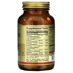 Solgar, Vitamins Only, витамины, 90 вегетарианских капсул