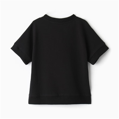 Жилетка для девочки MINAKU: School Collection, чёрная, рост 122 см