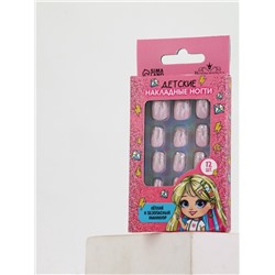 Детские накладные ногти «Огонь», 12 шт.