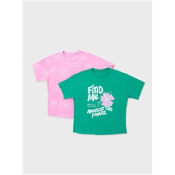 ФУТБОЛКА ДЛЯ ДЕВОЧЕК 2ШТ. 117843-2