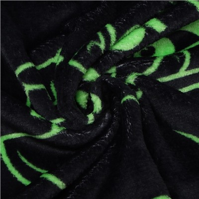 Плед «Павлинка А4. Неон», 150×200 см, аэрософт 190 г/м²