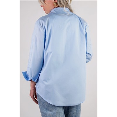 Рубашка оверсайз хлопок y2k НАТАЛИ, 1124645