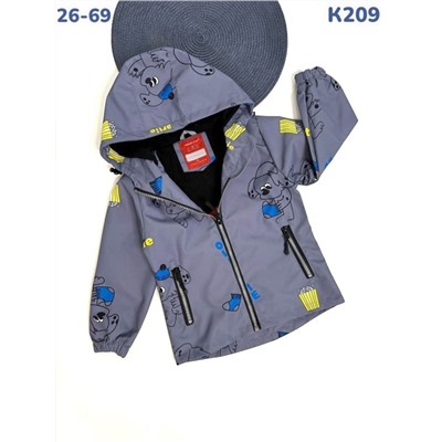Ветровка K209 серый