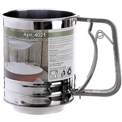 4021 Просеиватель для муки 375г (х72)