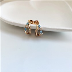 Серьги с кристаллами Swarovski